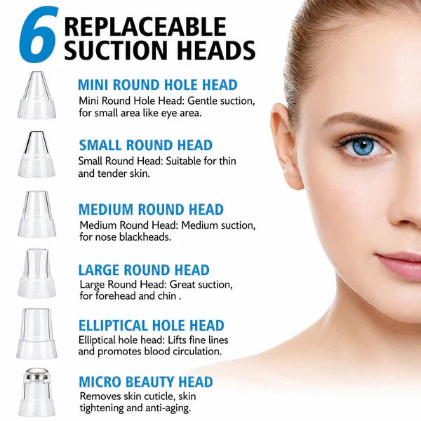 Premium Multi-Functional Black & Whitehead Remover For Pore & Pimples Cleaner Machine Men & Women